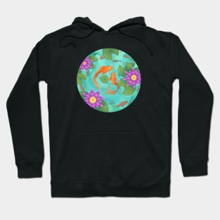 Summer Goldfish Pond Hoodie